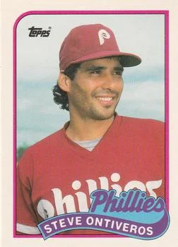 1989 Topps Traded Steve Ontiveros #90T card image