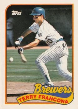 1989 Topps Traded Terry Francona #35T card image