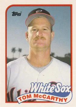 1989 Topps Traded Tom McCarthy XRC #75T card image