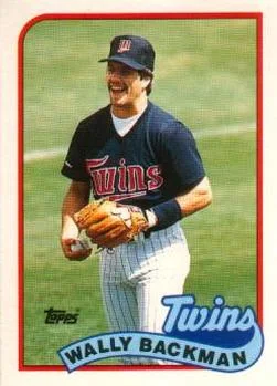 1989 Topps Traded Wally Backman #5T card image
