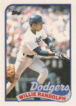 1989 Topps Traded Willie Randolph #100T card image