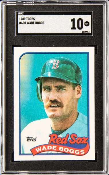 1989 Topps Wade Boggs #600 card image