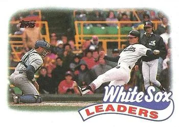 1989 Topps White Sox Leaders #21 card image