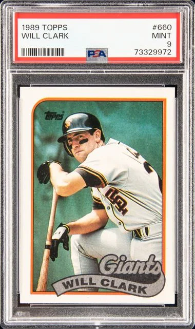 1989 Topps Will Clark #660 card image