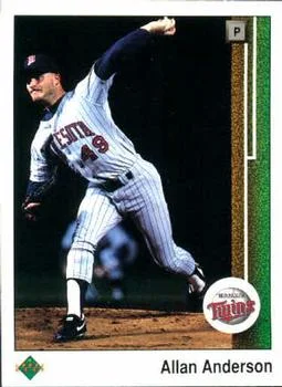 1989 Upper Deck Allan Anderson #85 card image