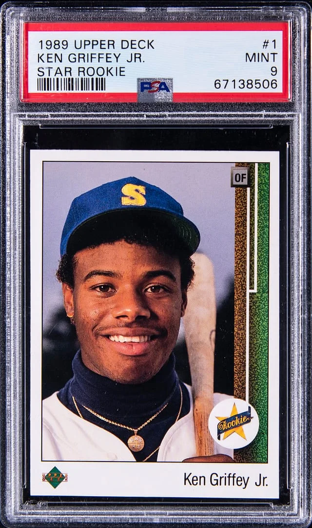 1989 Upper Deck Baseball Ken Griffey Jr Star #1 card image