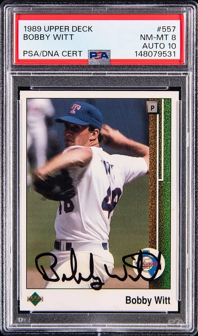 1989 Upper Deck Bobby Witt #557 card image