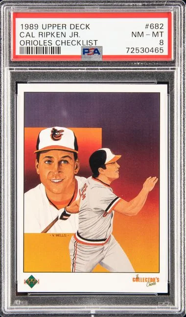 1989 Upper Deck Cal Ripken Jr. Orioles Checklist #682 card image