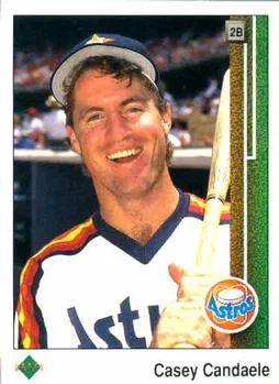 1989 Upper Deck Casey Candaele UERUER: No stats for Astros '88 #58 card image
