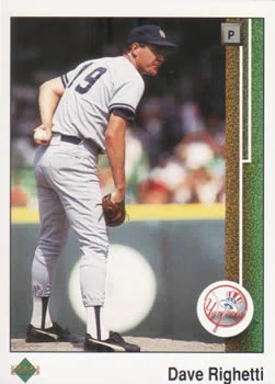1989 Upper Deck Dave Righetti #59 card image