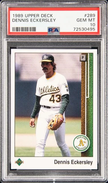 1989 Upper Deck Dennis Eckersley #289 card image