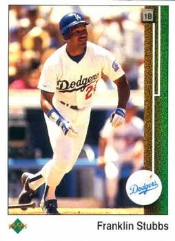 1989 Upper Deck Franklin Stubbs #91 card image