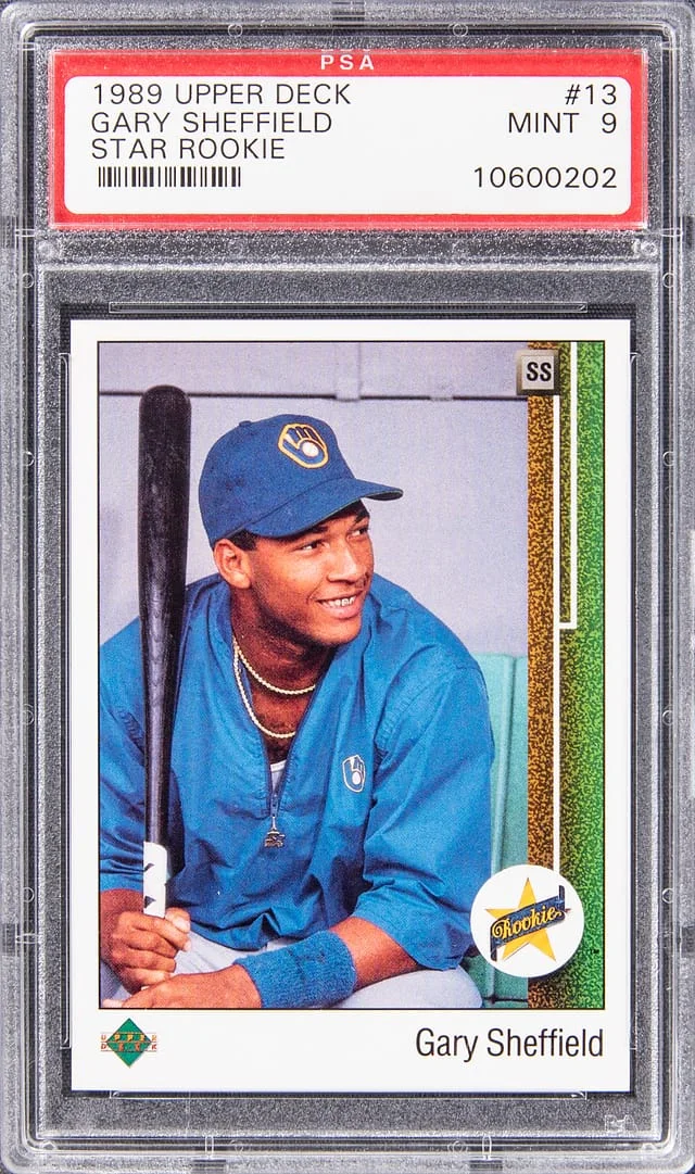 1989 Upper Deck Gary Sheffield Star #13 card image