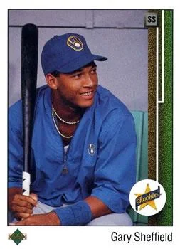 1989 Upper Deck Gary Sheffield SR #13b card image