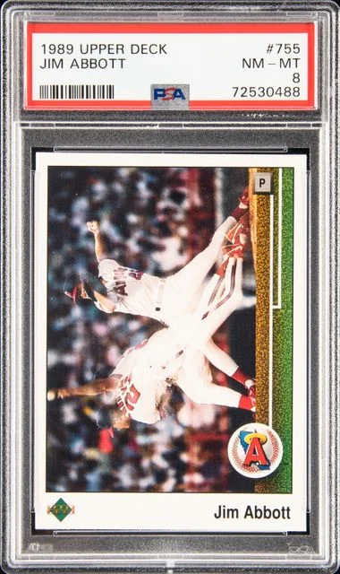 1989 Upper Deck Jim Abbott #755 card image