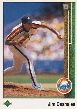 1989 Upper Deck Jim Deshaies #76 card image