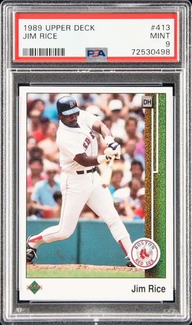 1989 Upper Deck Jim Rice #413 card image