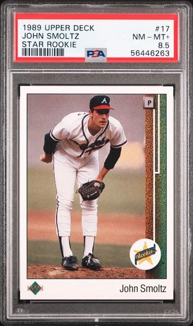 1989 Upper Deck John Smoltz #17 card image