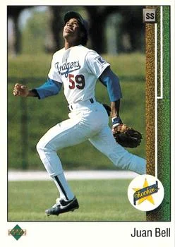 1989 Upper Deck Juan Bell SR #20 card image