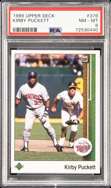 1989 Upper Deck Kirby Puckett #376 card image