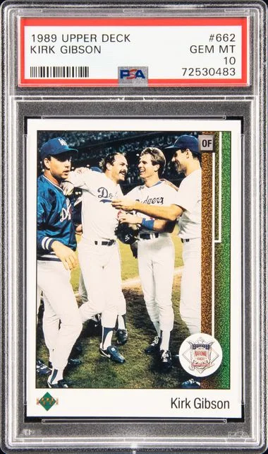 1989 Upper Deck Kirk Gibson #662 card image