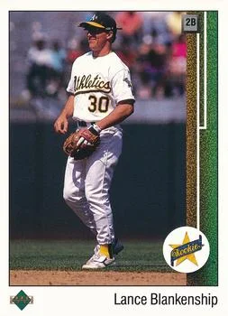 1989 Upper Deck Lance Blankenship SR #15 card image