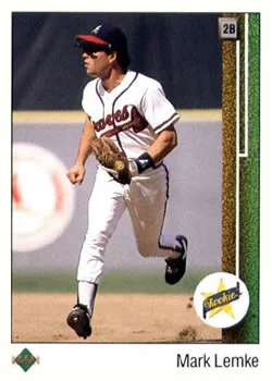 1989 Upper Deck Mark Lemke SR #19 card image