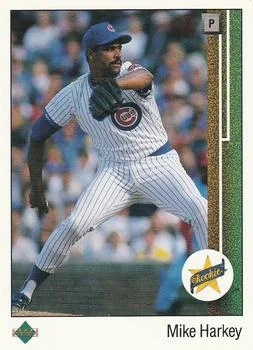 1989 Upper Deck Mike Harkey SR #14 card image