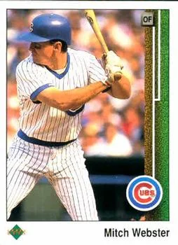 1989 Upper Deck Mitch Webster #65 card image