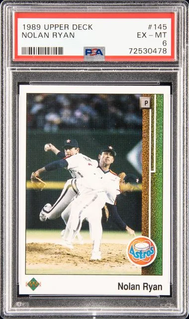 1989 Upper Deck Nolan Ryan #145 card image