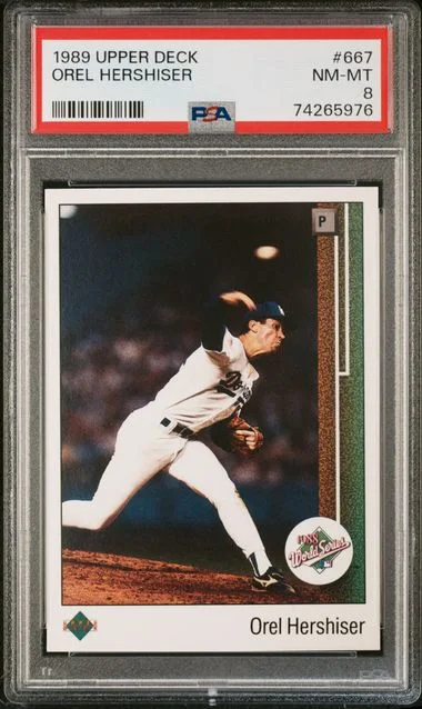 1989 Upper Deck Orel Hershiser #667 card image