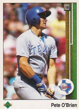 1989 Upper Deck Pete O'Brien #54 card image