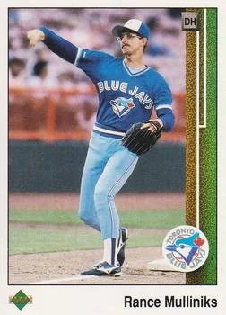 1989 Upper Deck Rance Mulliniks UERUER: 4 errors in statistics; see comment #43 card image