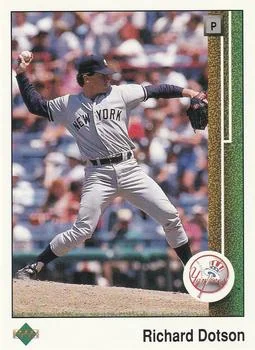 1989 Upper Deck Richard Dotson UERUER: see comment #80 card image