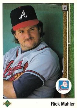 1989 Upper Deck Rick Mahler #74 card image