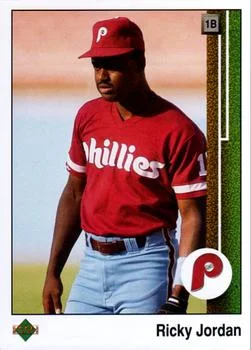1989 Upper Deck Ricky Jordan #35 card image