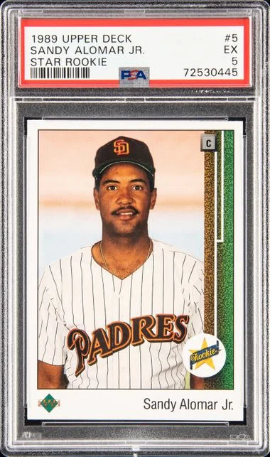 1989 Upper Deck Sandy Alomar Jr. Star #5 card image