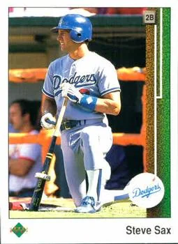 1989 Upper Deck Steve Sax #53 card image