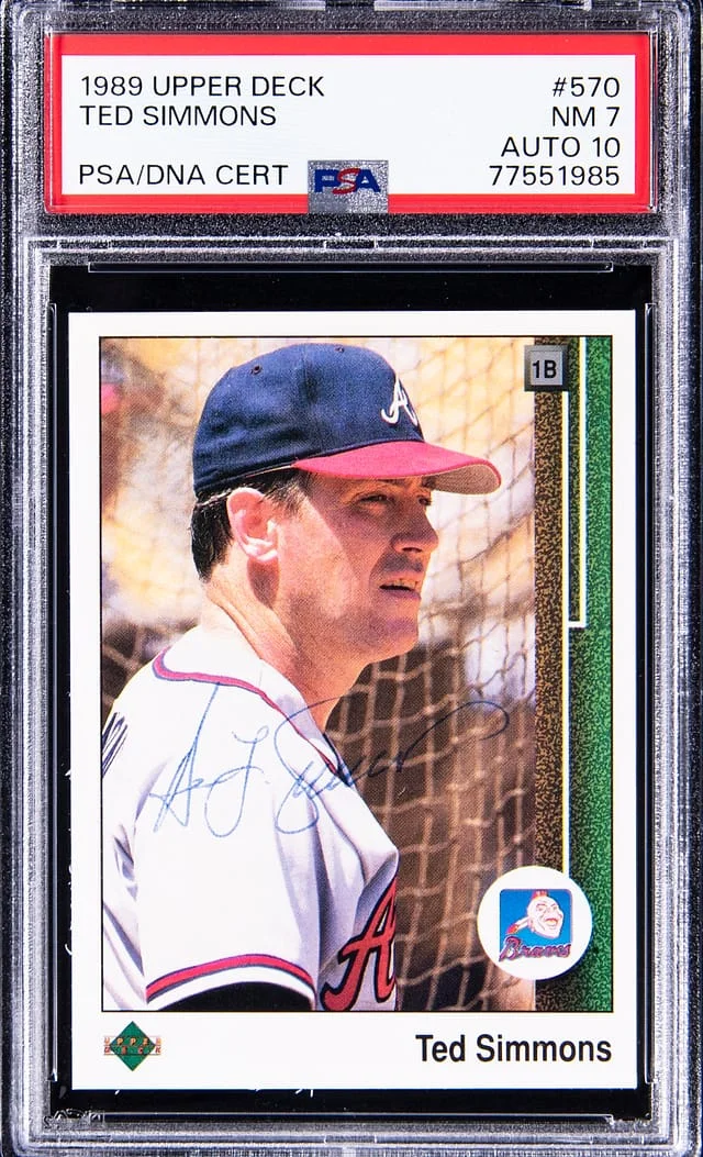 1989 Upper Deck Ted Simmons #570 card image