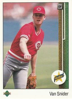 1989 Upper Deck Van Snider SR #23 card image