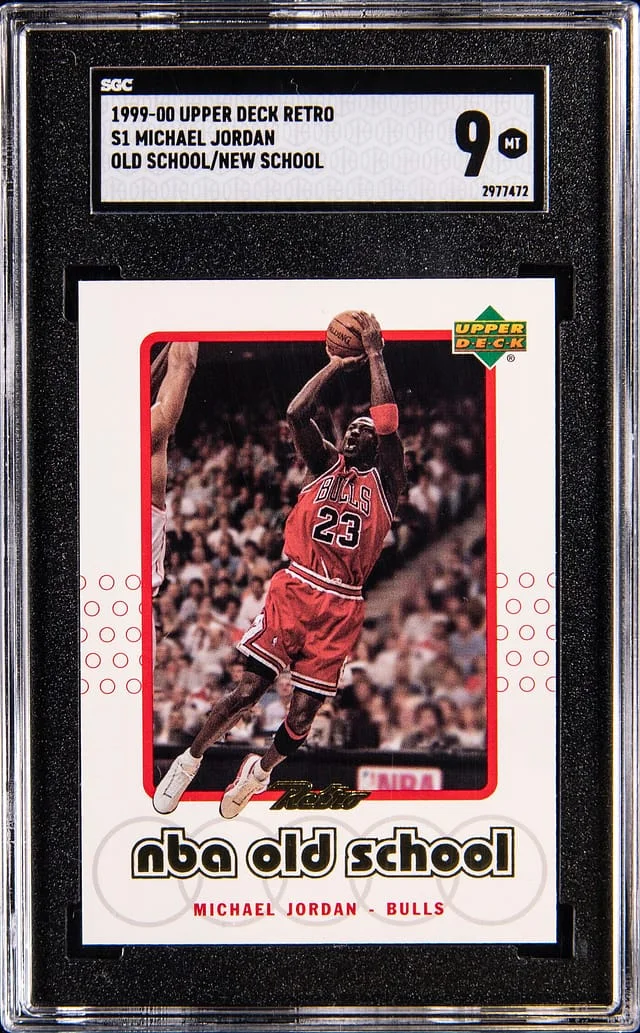 1990-00 Upper Deck Michael Jordan Retro Old School/New School #S1 card image