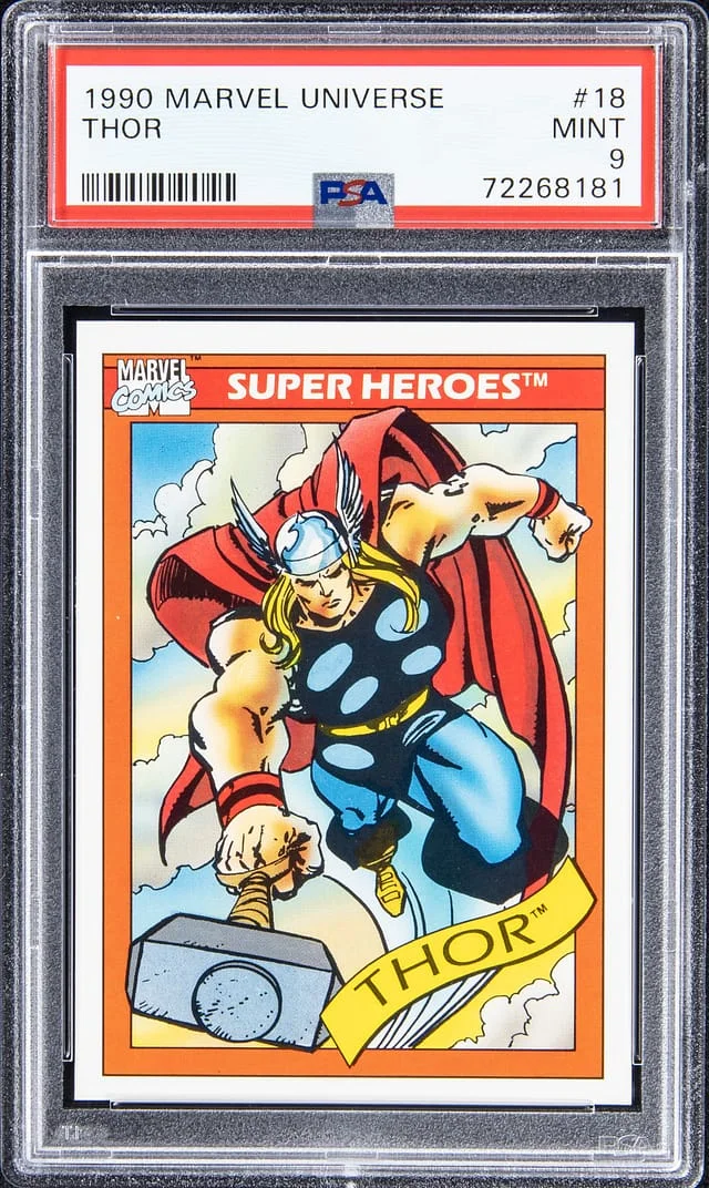 1990 1990 Marvel Universe Thor #18 card image