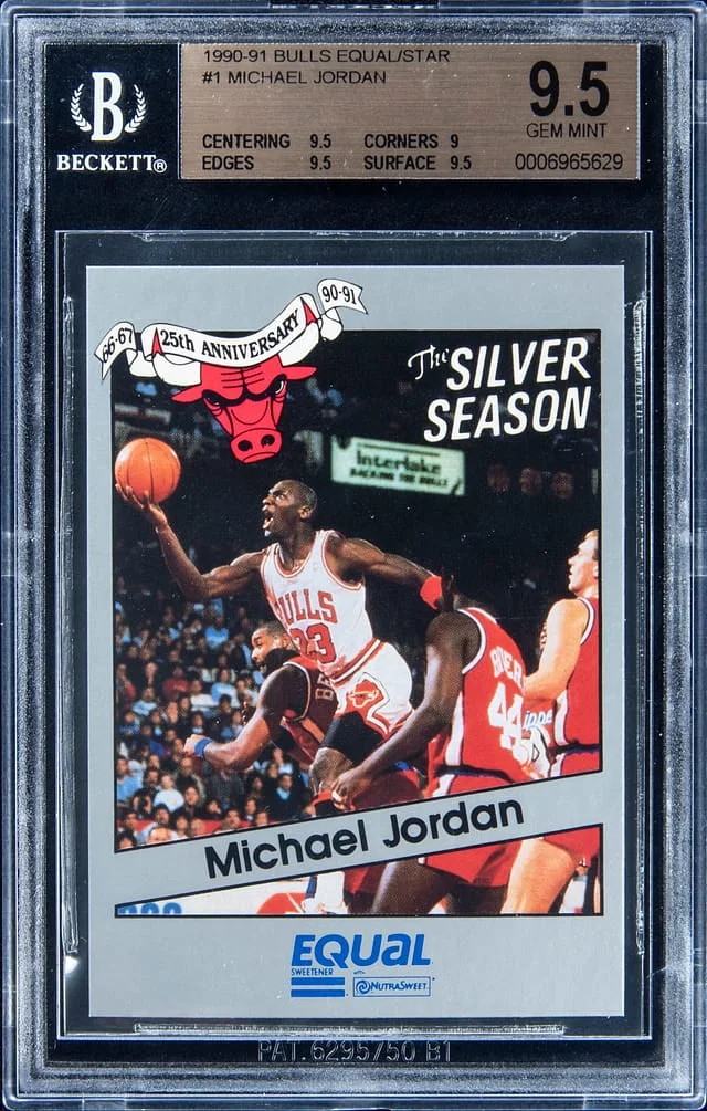 1990-91 Equal/Star Michael Jordan #1 card image