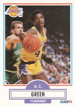 1990-91 Fleer A.C. Green #92 card image