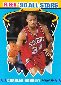 1990-91 Fleer Charles Barkley [All-Stars] All-Stars #1 card image