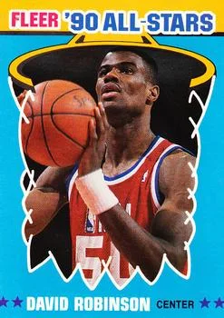 1990-91 Fleer David Robinson [All-Stars] All-Stars #10 card image