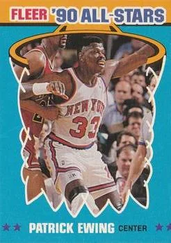 1990-91 Fleer Patrick Ewing [All-Stars] All-Stars #12 card image