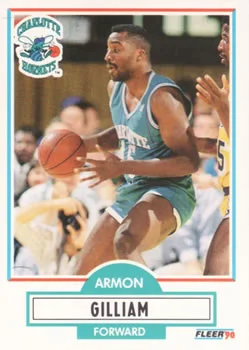 1990-91 Fleer Armon Gilliam #19 card image