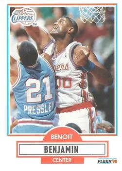 1990-91 Fleer Benoit Benjamin #84 card image