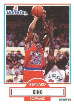 1990-91 Fleer Bernard King #194 card image